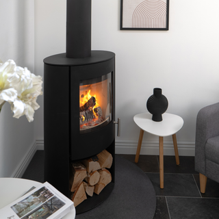 Woodtec FCS Cylindrical Wood Burning Stove