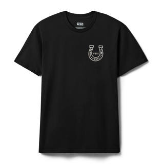 YETI® Horseshoe Short Sleeve T-Shirt – Black