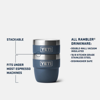 YETI Rambler® 4 OZ (118 ML) Stackable Espresso Cups - 2 Pack