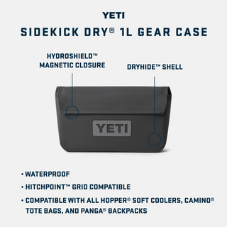 YETI® SideKick Dry® 1L Waterproof Gear Case