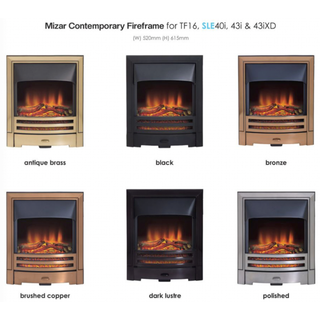 SLE43iXD Full Depth Inset Electric Fire with Real Logs - Solution Fires