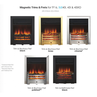 SLE43iXD Full Depth Inset Electric Fire with Real Logs - Solution Fires
