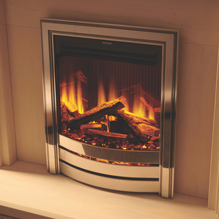 SLE43iXD Full Depth Inset Electric Fire with Real Logs - Solution Fires