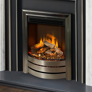 SLE43iXD Full Depth Inset Electric Fire with Real Logs - Solution Fires