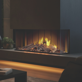 Trueflame 100 3DX LCD Media Wall Electric Fire - Solution