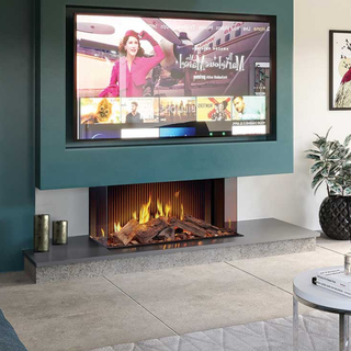 Trueflame 100 3DX LCD Media Wall Electric Fire - Solution