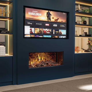 Trueflame 100 3DX LCD Media Wall Electric Fire - Solution