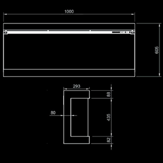 Trueflame 100 3DX LCD Media Wall Electric Fire - Solution